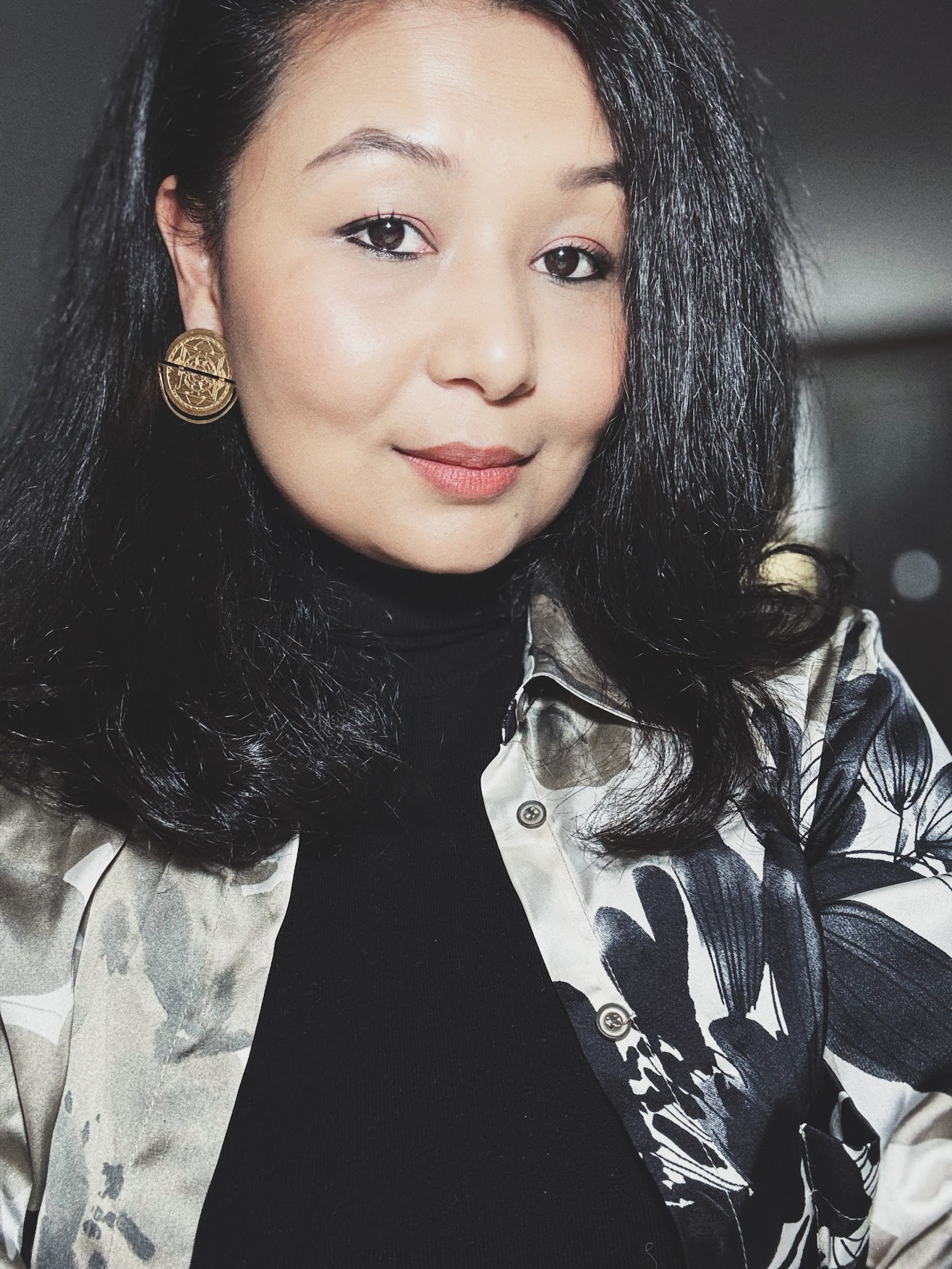 Mandala Stud Earring