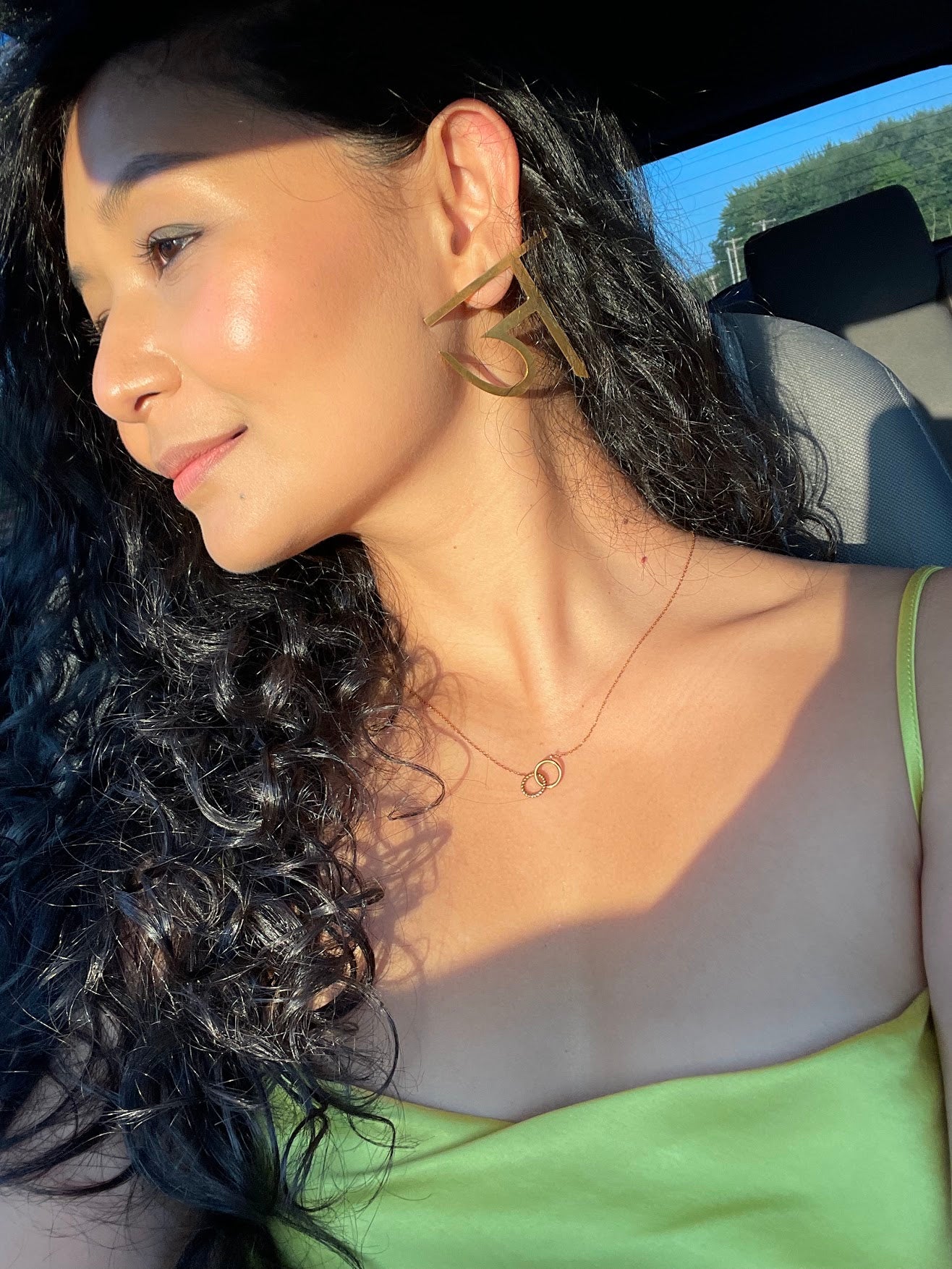 Personalized Alphabet Stud Earring (Big)