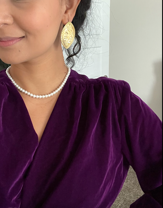 Festive design Earring (Oval Shaped)