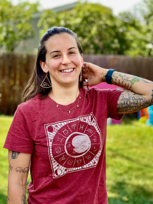 Curved bottom Nepa Drop Earring