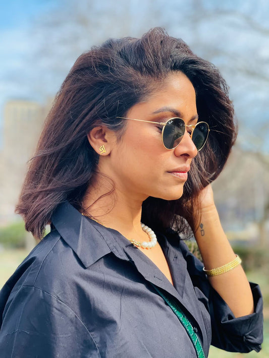 Personalized Alphabet Stud Earring (Small)