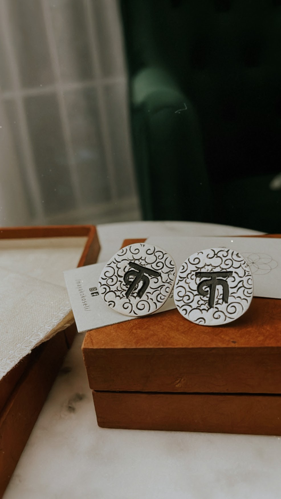 Personalized Sprin Pa Stud Earring