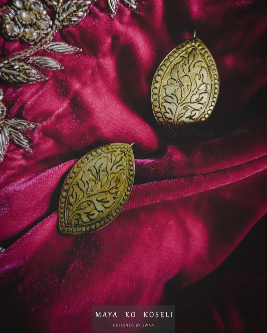 Festive design Earring (Oval Shaped)