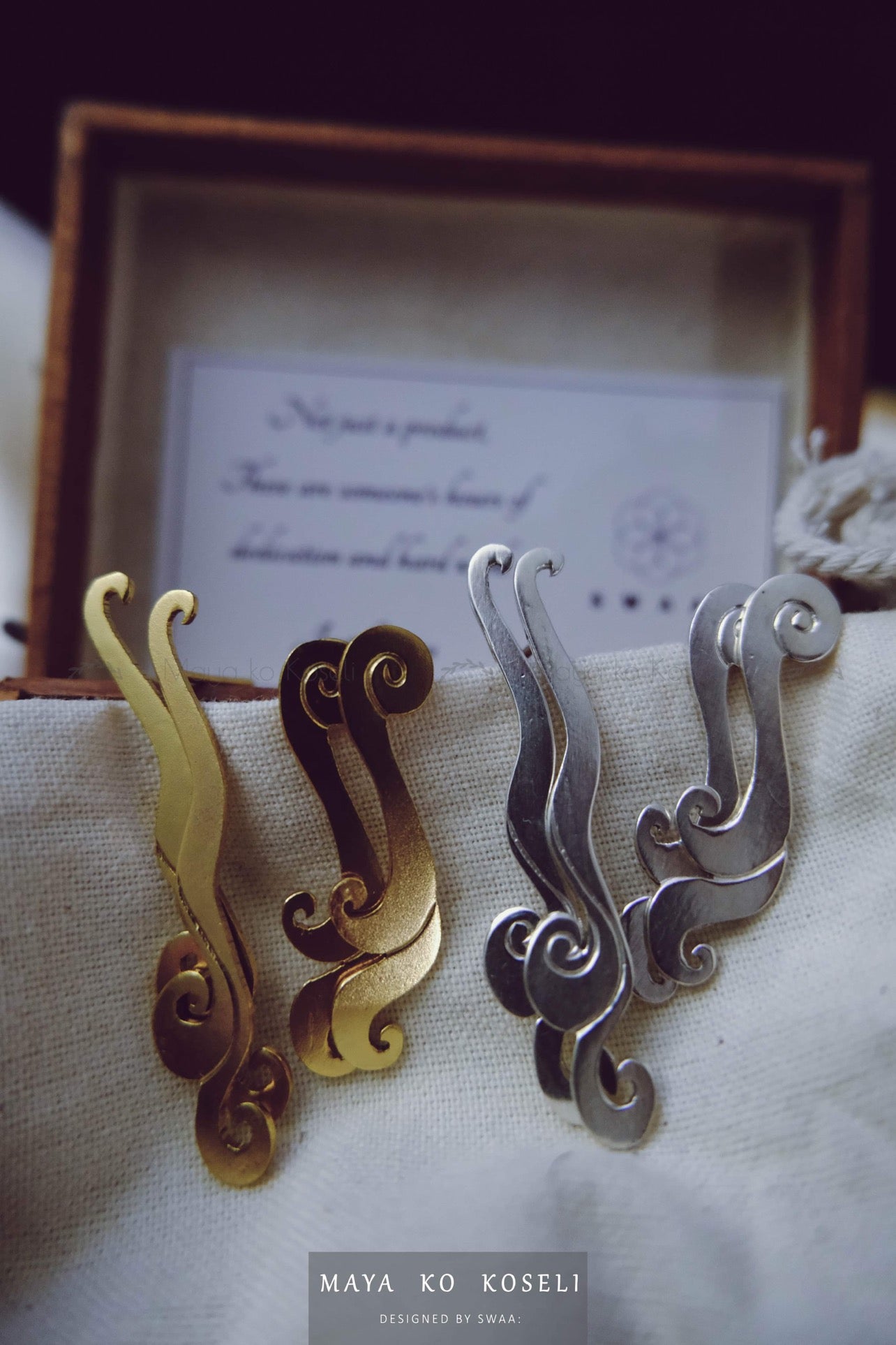 Cloud Earring Silver