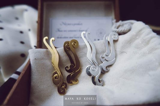 Cloud Earring Silver