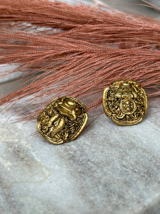 Astamangal Stud Earring