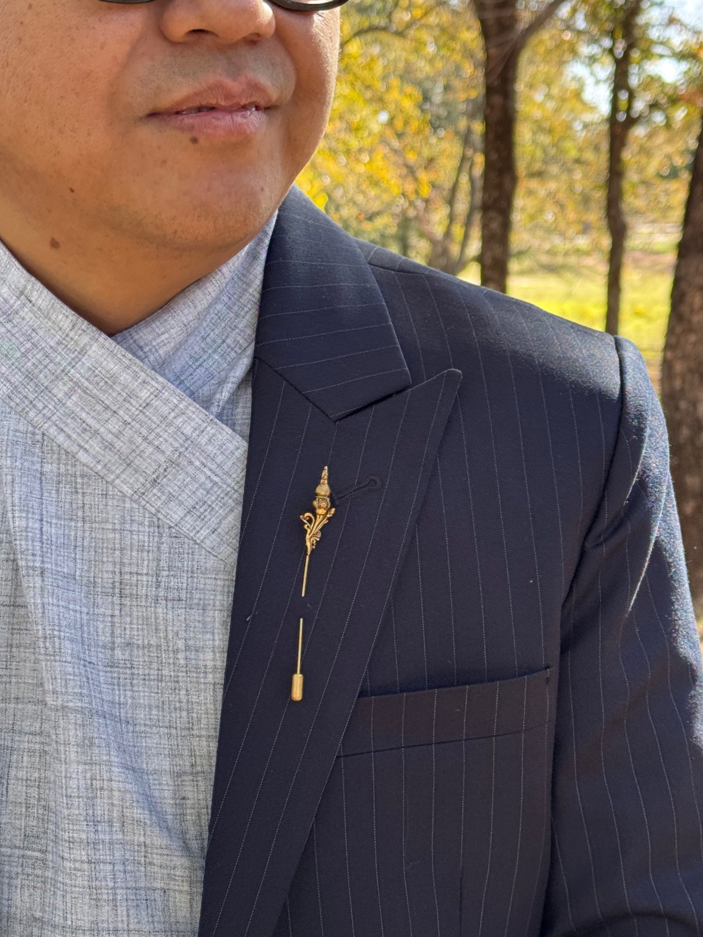 Stupa Lapel Pin