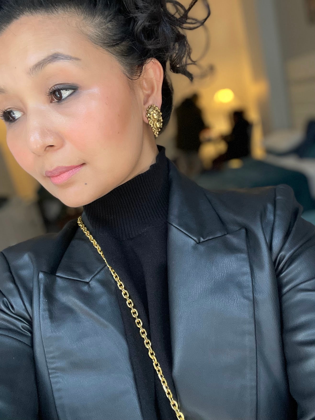 Sankha Stud Earring (Big)