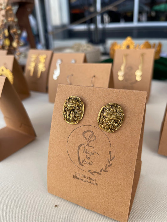 Astamangal Stud Earring