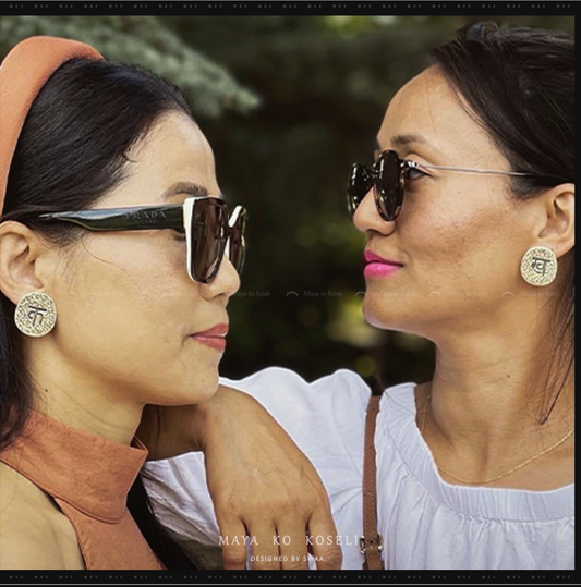 Personalized Sprin Pa Stud Earring