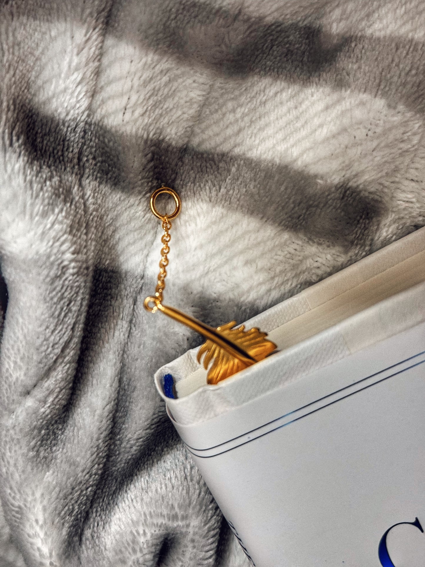 Feather charm Bookmark