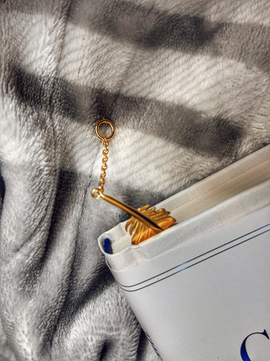 Feather charm Bookmark