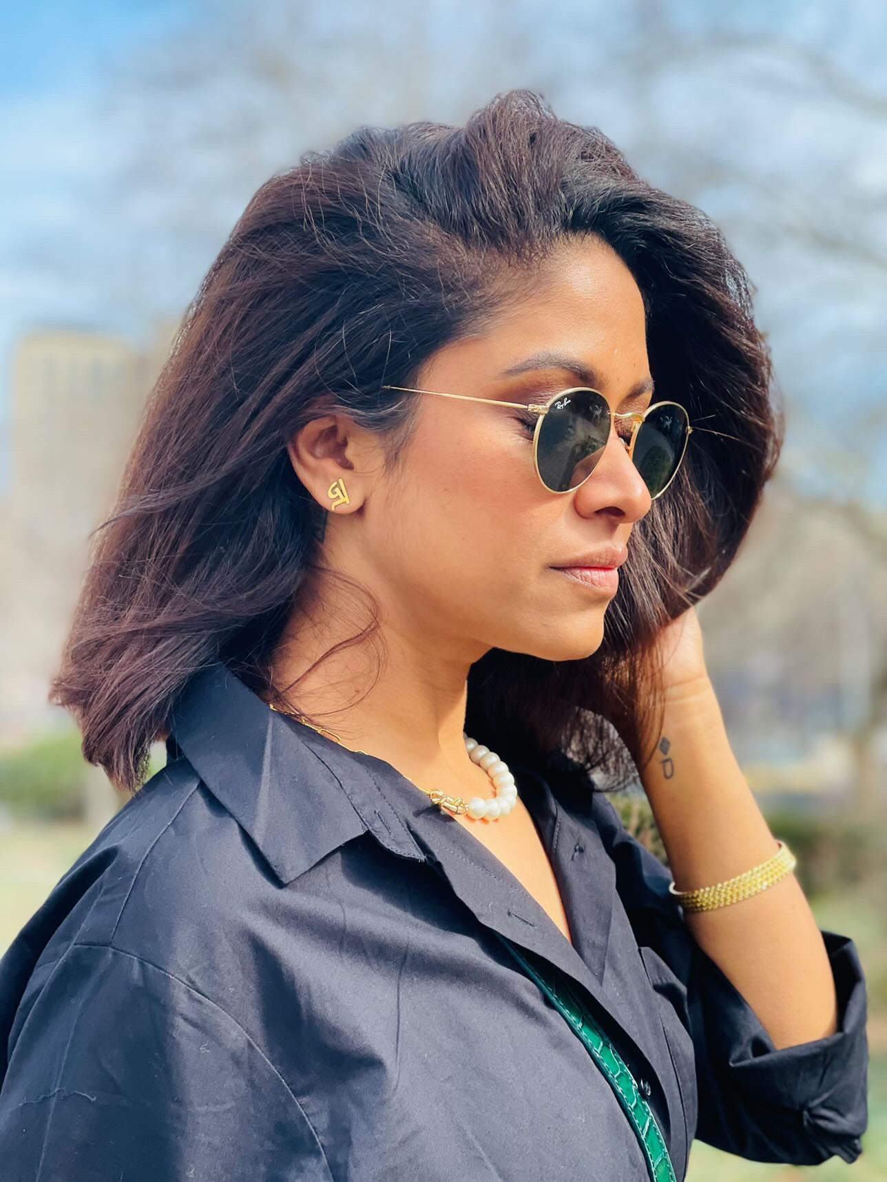 Personalized Alphabet Stud Earring (Small)