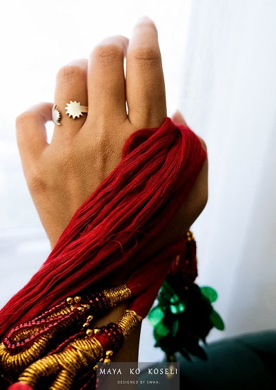 Chandra Surya Finger Ring