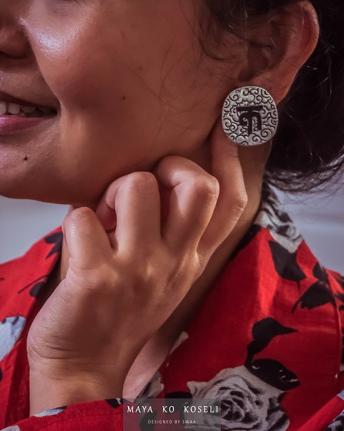 Personalized Sprin Pa Stud Earring