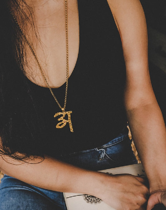 Personalized Alphabet Pendant Necklace